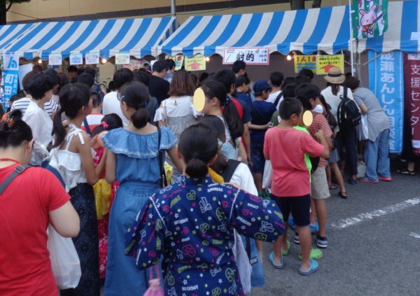 成瀬祭り　町田市立総合体育館　射的2017